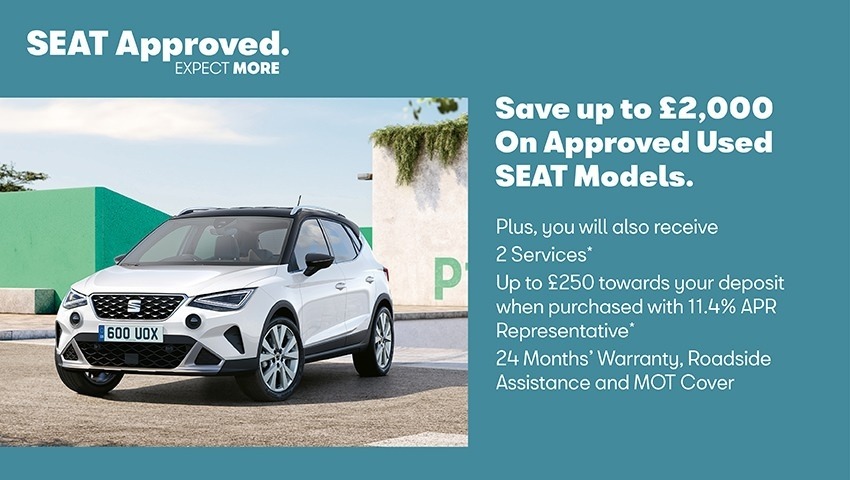 Save On Approved Used SEAT Models