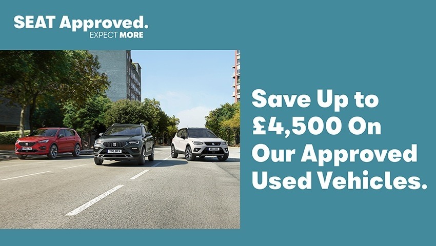 Save Up To £4,500 On Approved Used SEAT Models